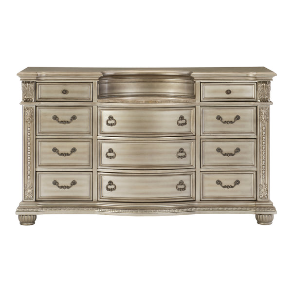 Cavalier Dresser in Gold/Silver/Champagne - 1757SV-5