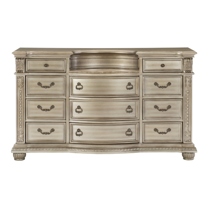 Cavalier Dresser in Gold/Silver/Champagne - 1757SV-5