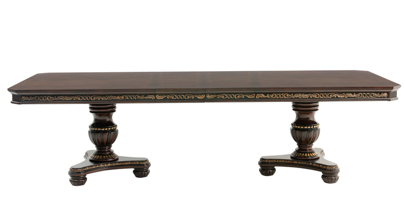 Russian Hill Double Pedestal Dining Table in Cherry - 1808-112*