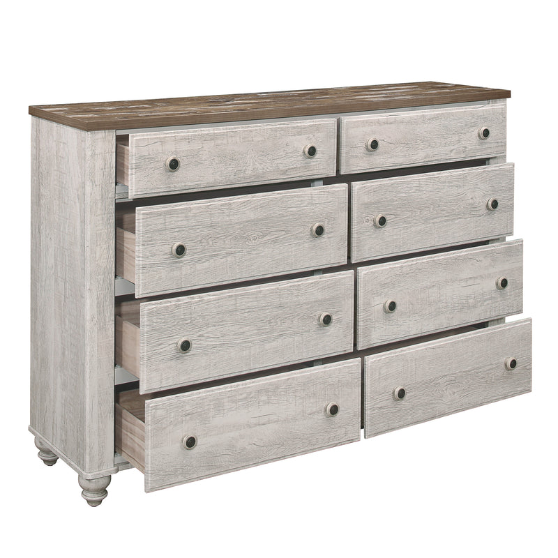 Nashville Dresser in White/Brown - 1903-5