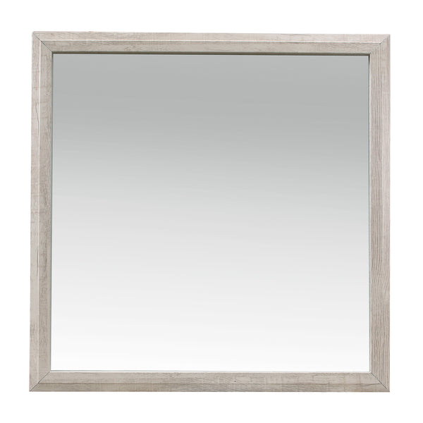 Nashville Mirror in White/Brown - 1903-6