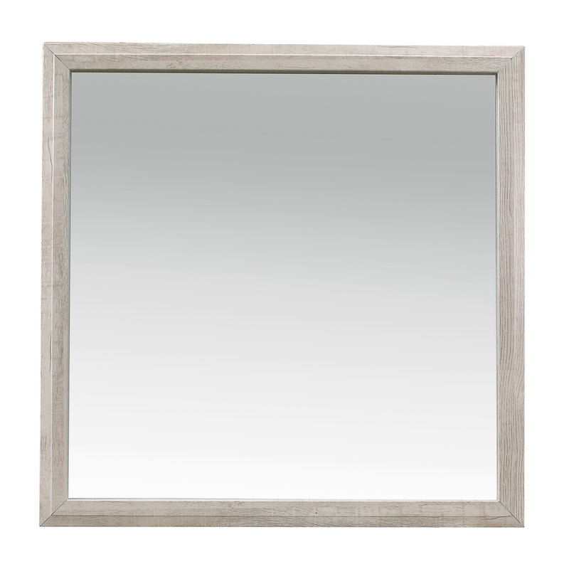 Nashville Mirror in White/Brown - 1903-6