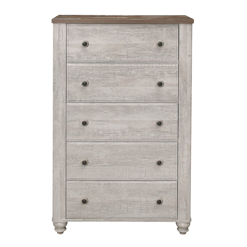 Nashville Chest in White/Brown - 1903-9