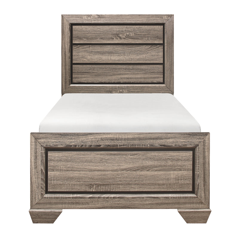 Beechnut Twin Bed in Natural/Brown/Black - 1904T-1