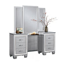 Allura (3)Vanity Dresser with Mirror in Transparent/Gold/Silver/Champagne - 1916-15*