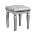 Allura Dressing Table Stool - Gold/Silver/Champagne,Transparent