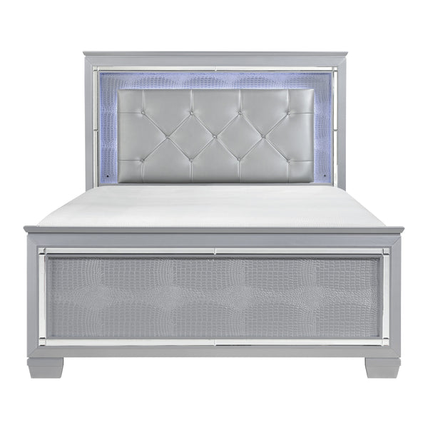 Allura (3)Eastern King Bed, LED Lighting in Gold/Silver/Champagne/Transparent - 1916K-1EK*