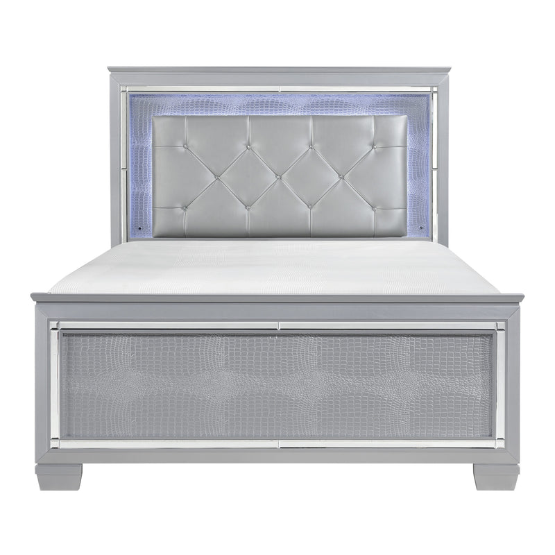 Allura (3)Eastern King Bed, LED Lighting in Gold/Silver/Champagne/Transparent - 1916K-1EK*