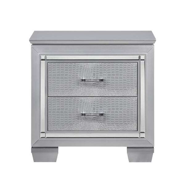 Allura Nightstand, LED Lighting in Transparent/Gold/Silver/Champagne - 1916-4