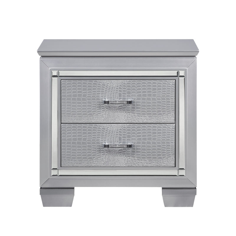 Allura Nightstand, LED Lighting in Transparent/Gold/Silver/Champagne - 1916-4