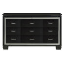 Allura Dresser in Black/Transparent - 1916BK-5