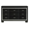 Allura Dresser - Black,Transparent