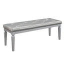 Allura Bed Bench - Gold/Silver/Champagne,Transparent