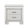 Allura Night Stand, Led Lighting - White,Transparent