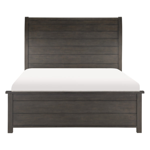 Hebron Eastern King Sleigh Bed in Cherry - 1923K-1EK