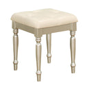Celandine Vanity Stool in Gold/Silver/Champagne - 1928-14
