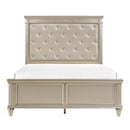 Celandine Full Bed in Gold/Silver/Champagne - 1928F-1