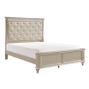 Celandine Eastern King Bed in Gold/Silver/Champagne - 1928K-1EK
