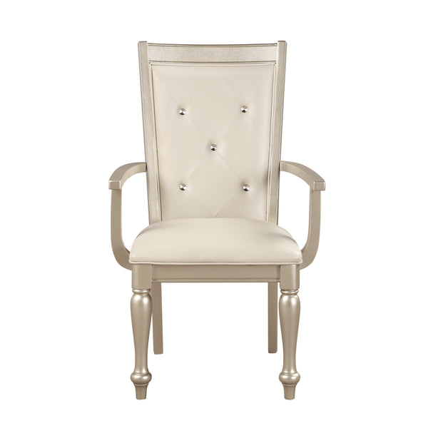 Celandine Arm Chair in Gold/Silver/Champagne - 1928A