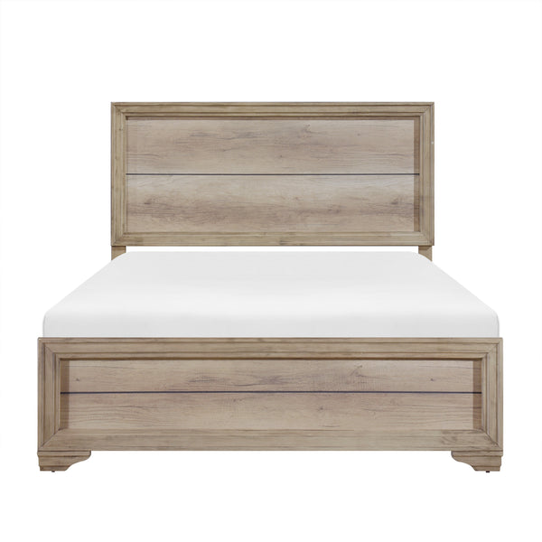 Lonan Full Bed in Natural - 1955F-1