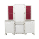 Bevelle (4)Vanity Dresser with Mirror in Transparent/Gold/Silver/Champagne/Gray - 1958-15*