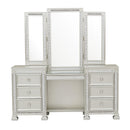 Bevelle (4)Vanity Dresser with Mirror in Transparent/Gold/Silver/Champagne/Gray - 1958-15*