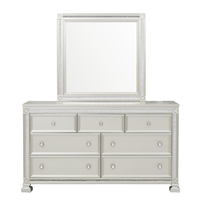 Bevelle Dresser in Transparent/Gold/Silver/Champagne/Gray - 1958-5