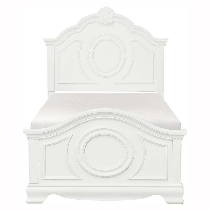 Lucida Full Bed in White - 2039FW-1