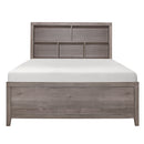 Woodrow Full Platform Bed in Gray - 2042NBF-1