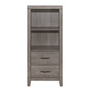 Woodrow Pier/Tower Nightstand in Gray - 2042NB-10