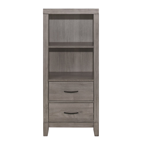 Woodrow Pier/Tower Nightstand in Gray - 2042NB-10
