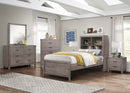 Woodrow Twin Platform Bed in Gray - 2042NBT-1