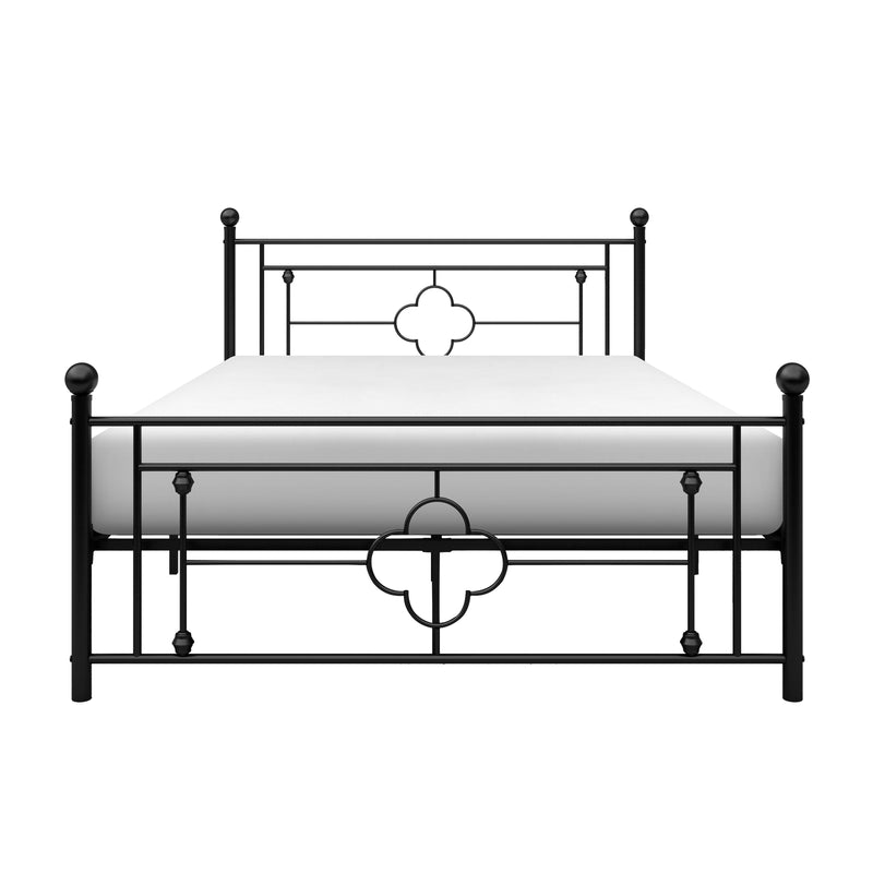 Morris Full Platform Bed in Metal/Black - 2051FBK-1