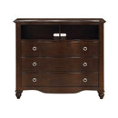 Meghan Media Chest in Cherry/Espresso - 2058C-11