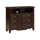 Meghan Media Chest in Cherry/Espresso - 2058C-11