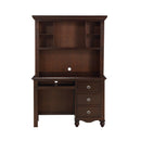 Meghan (2) Writing Desk with Hutch in Cherry/Espresso - 2058C-14*