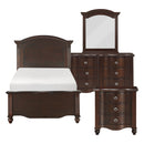 Meghan 4pc Set (TB+NS+DR+MR) in Cherry/Espresso - 2058CT-1*4