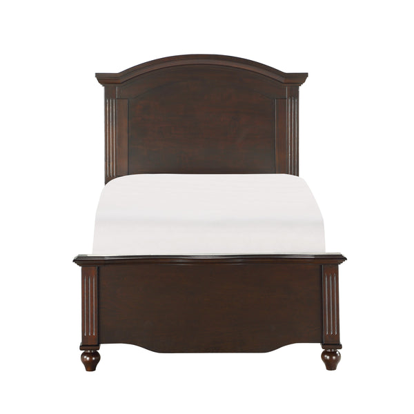 Meghan Twin Bed in Cherry/Espresso - 2058CT-1