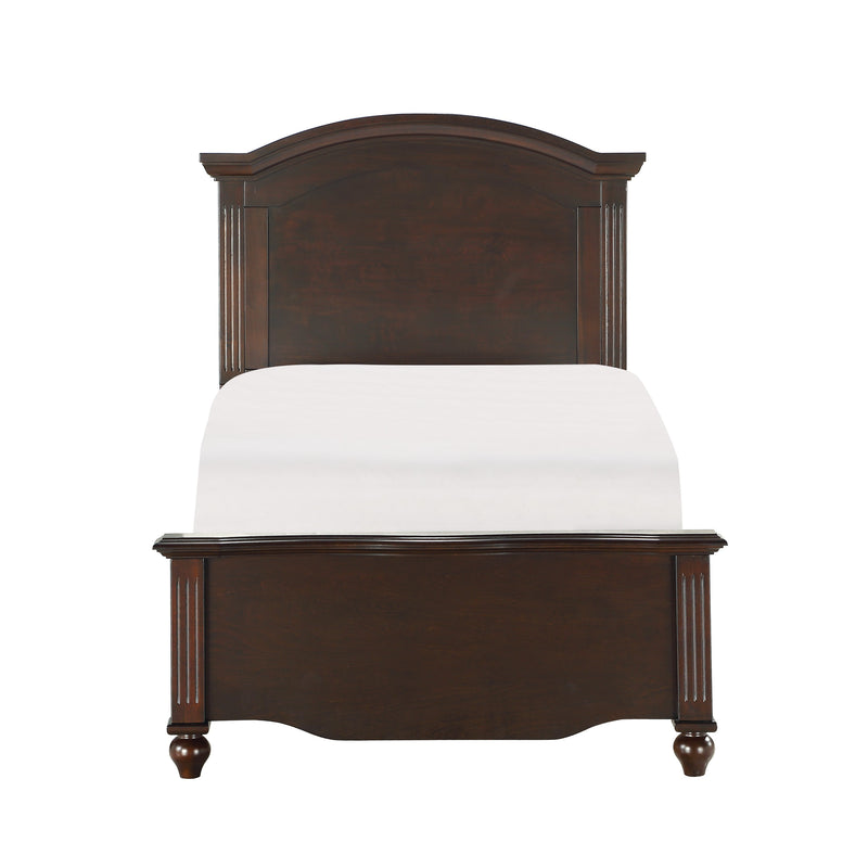 Meghan Twin Bed in Cherry/Espresso - 2058CT-1