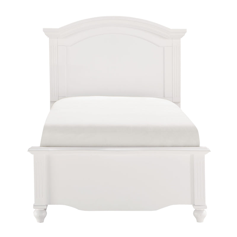 Meghan Twin Bed in White - 2058WHT-1