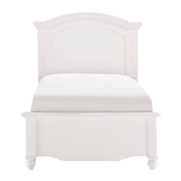 Meghan Full Bed in White - 2058WHF-1