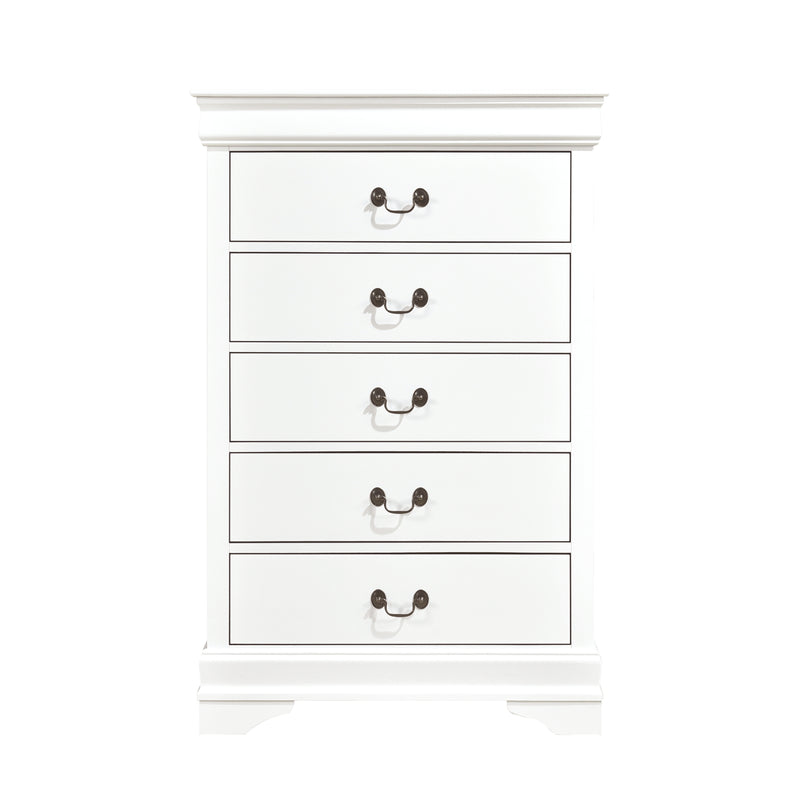 Mayville Chest in White - 2147W-9