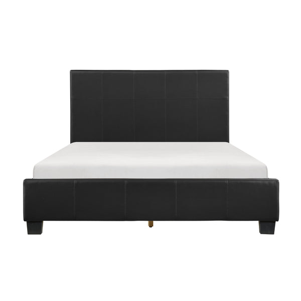 Lorenzi Full Platform Bed in Black - 2220F-1