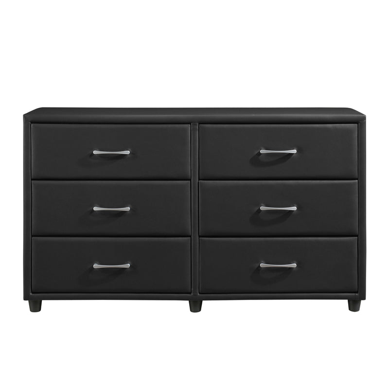 Lorenzi Dresser in Black - 2220-5