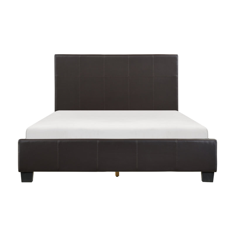 Lorenzi Queen Platform Bed in Brown - 2220DBR-1