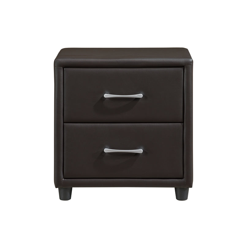 Lorenzi Nightstand in Brown - 2220DBR-4