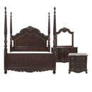 Deryn Park 4pc set (QB+NS+DR+MR) in Metallic Accent - Traditional/Cherry - 2243-1*4