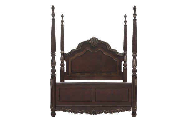 Deryn Park 4pc set (QB+NS+DR+MR) in Metallic Accent - Traditional/Cherry - 2243-1*4