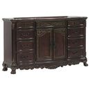 Deryn Park Dresser in Metallic Accent - Traditional/Cherry - 2243-5