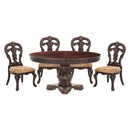 Deryn Park 5pc Set (TB+4S) in Cherry/Metallic Accent - Traditional - 2243-76*5